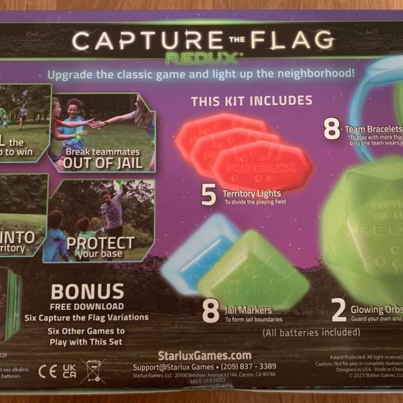NEW Starlux Games Capture the Flag REDUX Outdoor Game - Picture 6 of 7